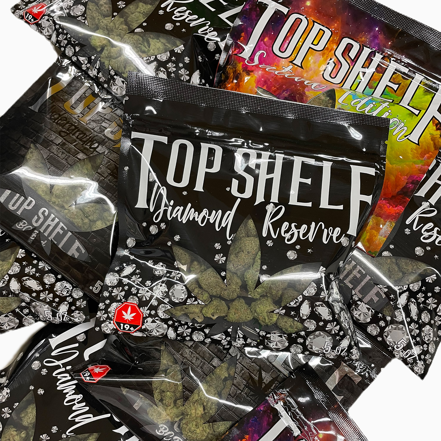 Top Shelf Half LB Variety Bud Box