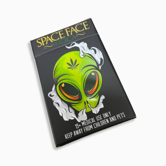 Black Box Green Alien Character Graphic, Side View